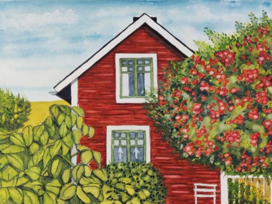 Akvarell - gammalt hus i gamla Linköping.jpg
